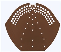 KMB Hřebenová ucpávka plastová hnědá